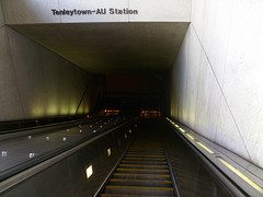 Photo of the entrance to the Tenleytown metro station