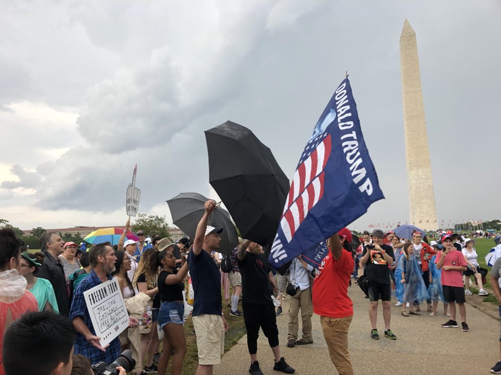 Photo of protestor