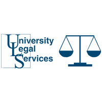 University legal services logo