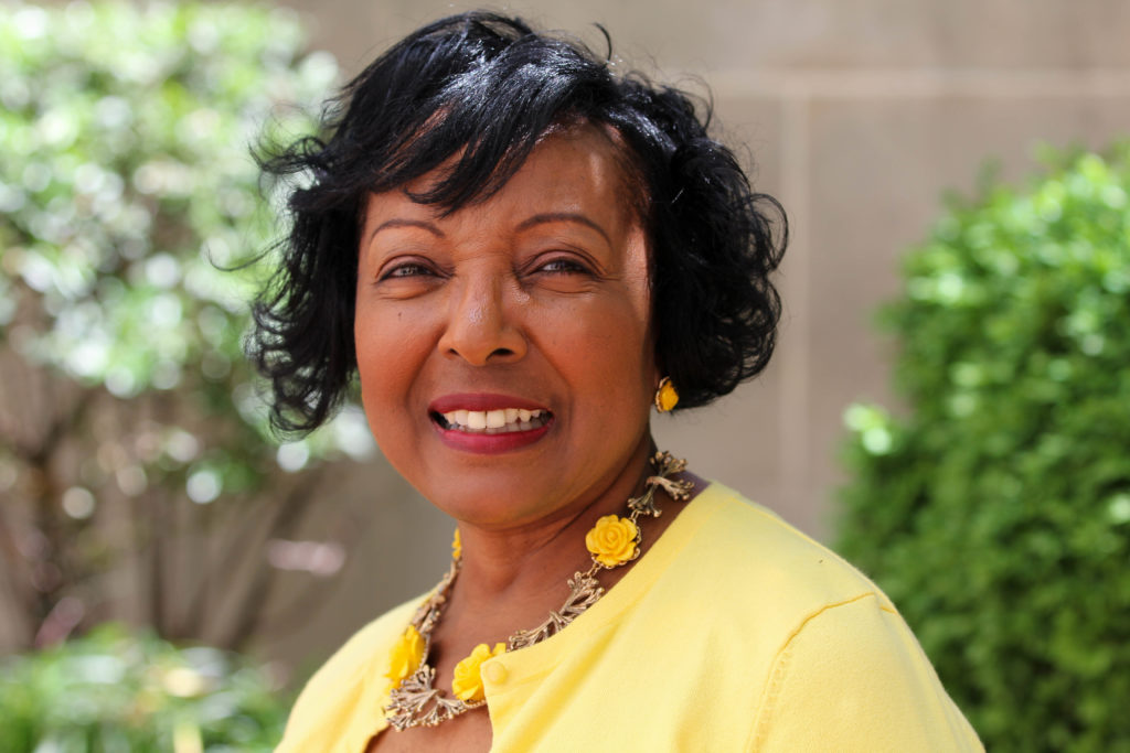 Heashot portrait of Sandra Jackson