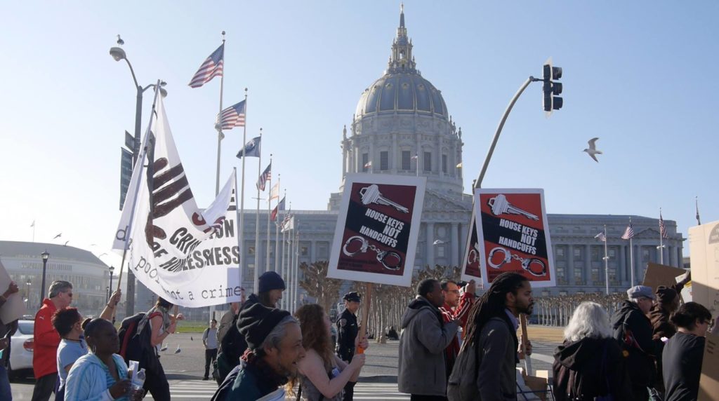 protesters march in Washington, DC