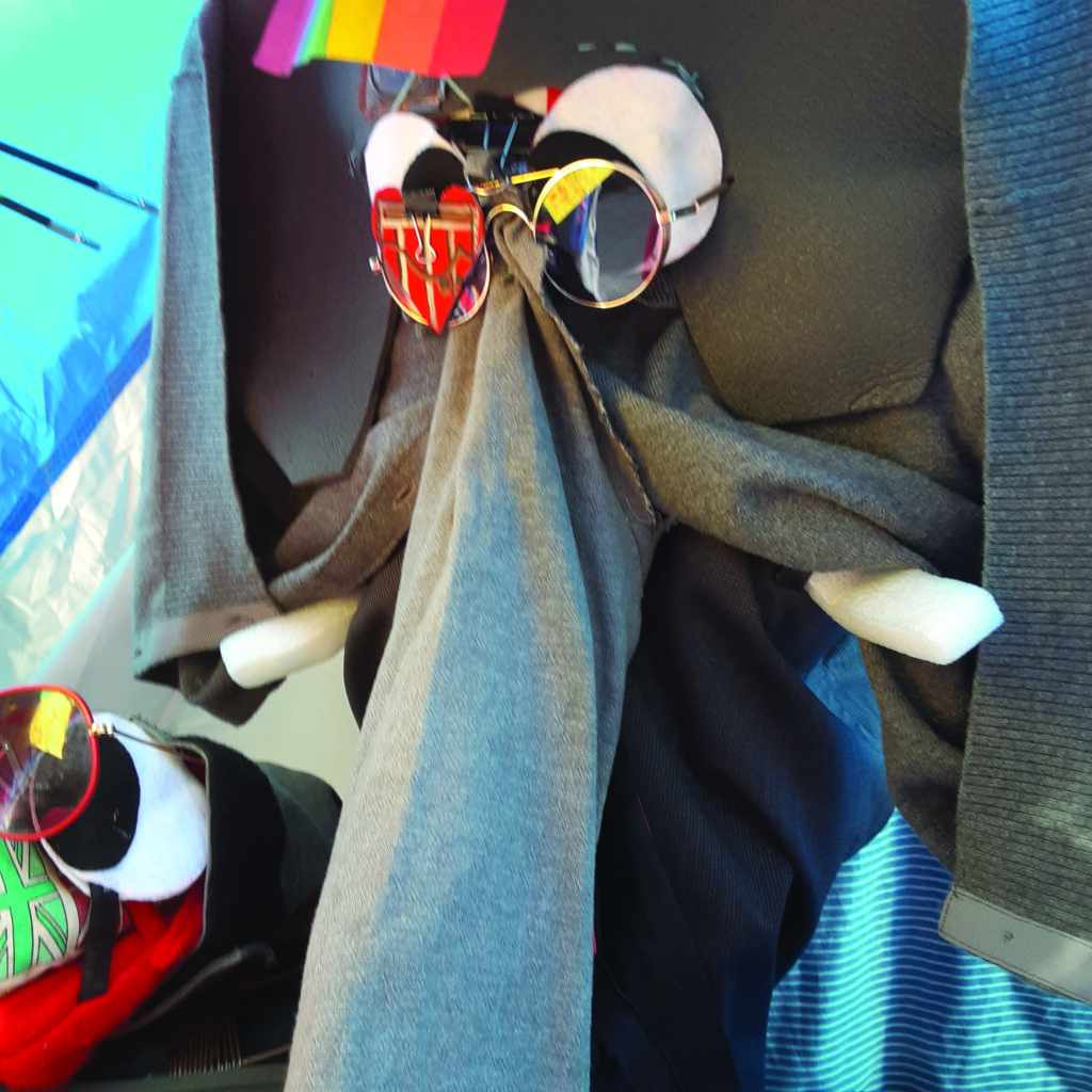 Photo of one of Saul Tea's puppets