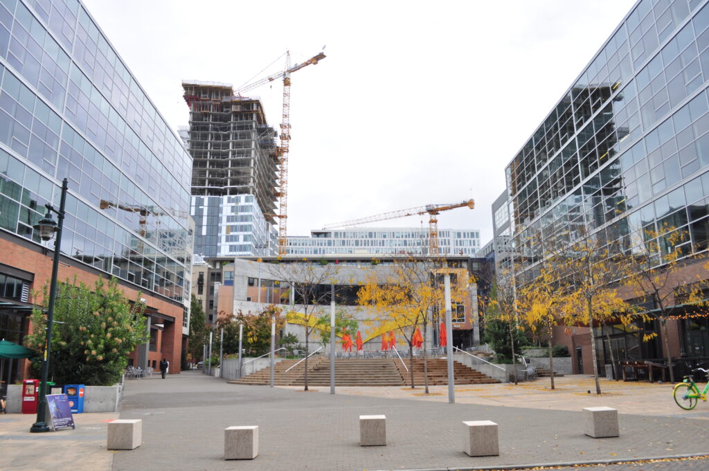 Photo of Amazon's corporate campus
