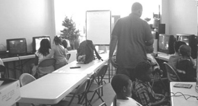 Photo of instructors at the CCTC providing training to participants.