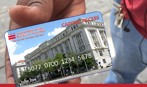 An Electronic Benefits Card or EBT card
