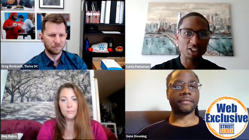 Screenshot of the panelists.